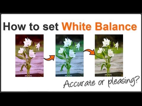 how to adjust wb