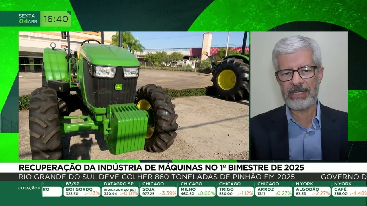 Recuperação de indústria de máquinas no 1º bimestre 2025