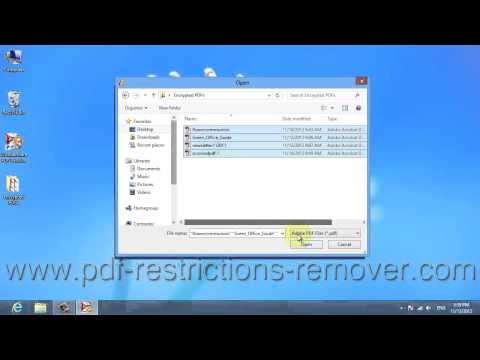 how to remove password from pdf