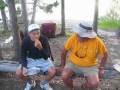 Quetico Canoe trip 2008 Eating Walleye eyes