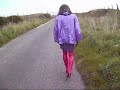 Red thigh high boots-part 1