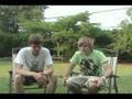 Cade and Adam in Matt's Lush Garden