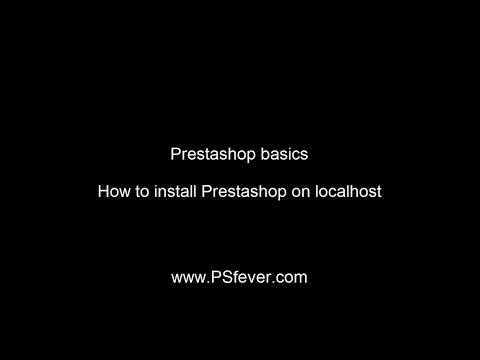 how to install prestashop with xampp