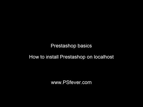 how to install prestashop on localhost