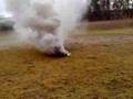 piromania  - świeca dymna (jak zrobic wulkan)how to make a smoke grenade