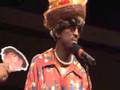 BerniceJenkins gives the announcements
