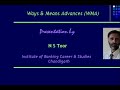 Ways & Means Advances (WMA)