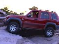 Jeep Liberty on the Moab Rim trail