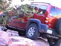 Jeep Liberty on the Moab Rim trail