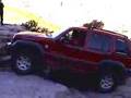 Jeep Liberty on the Moab Rim trail