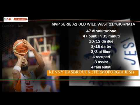 Serie A2 Old Wild West: MVP 21. giornata Kenny Hasbrouck