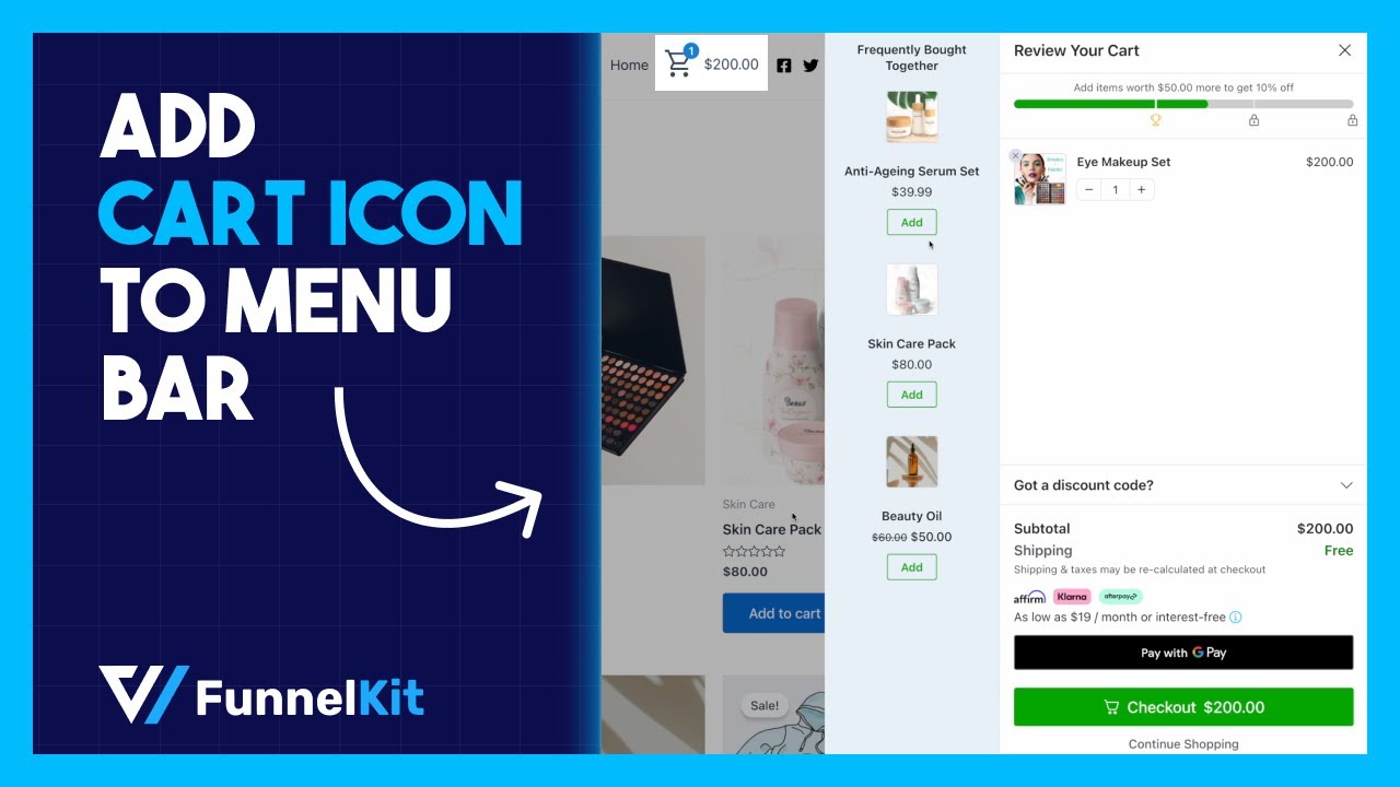 How to Add WooCommerce Cart Icon to Menu Bar