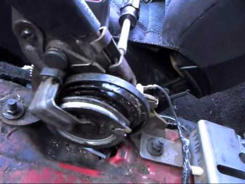 how to repair emergency brake cable