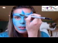 WATER DRAGON FACE PAINTING TUTORIAL