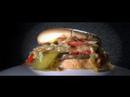 A hamburger.