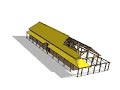 Archaeological model roman house