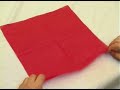 napkin folding techniques : the heart fold: napkin folding techniques