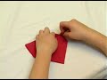 Napkin Folding Techniques : The Heart Fold: Napkin Folding Techniques Napkin Folding Techniques : The Heart Fold: Napkin Folding Techniques