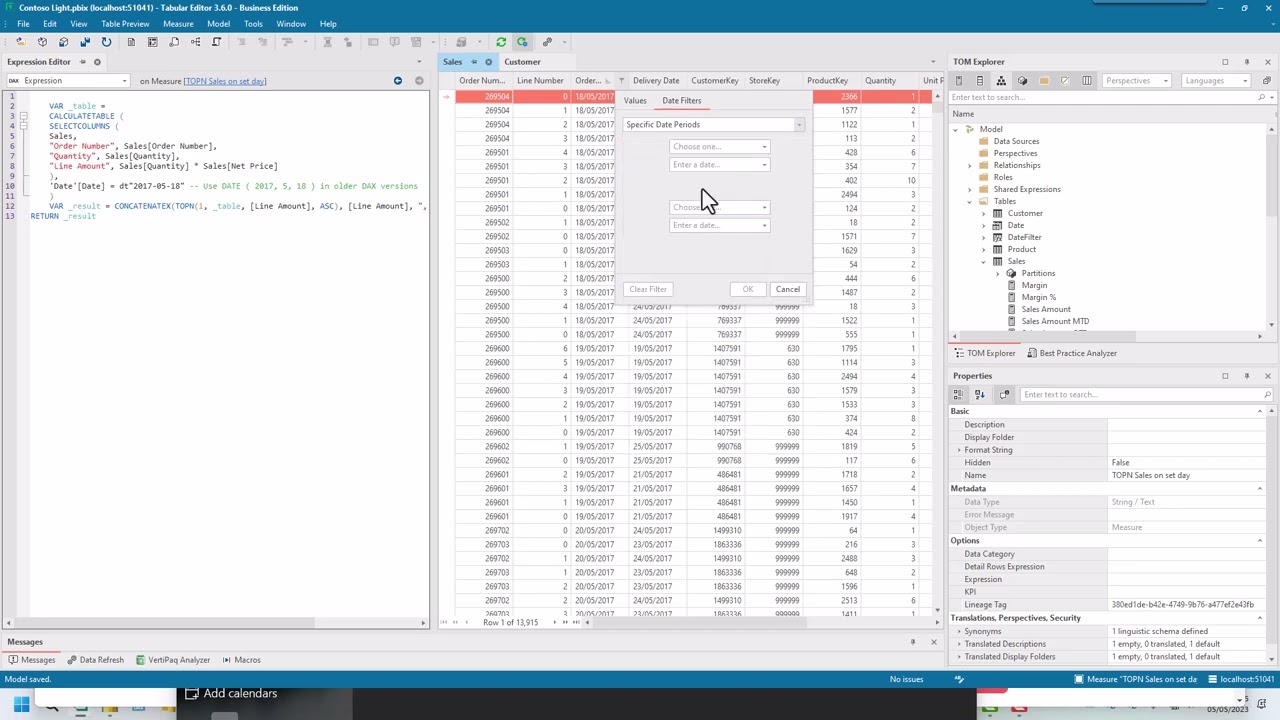 Using Tabular Editor to Preview Tables in Power BI