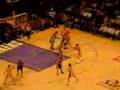 Trevor Ariza's first point after long recovery. Lakers Spurs