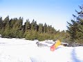 snowboard jumpen auf dem erbeskopf