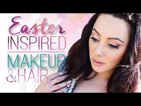 Easter Makeup, Hair and Outfit { Makeup Geek }