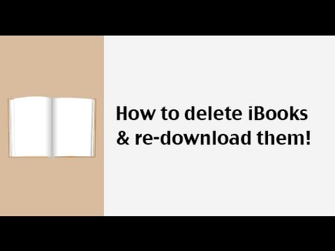 how to remove ibooks from ipad