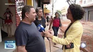 Obras do calçadão mal começaram e já preocupa