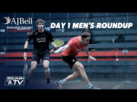 AJ Bell England Squash Championships - Men's Day 1 Roundup