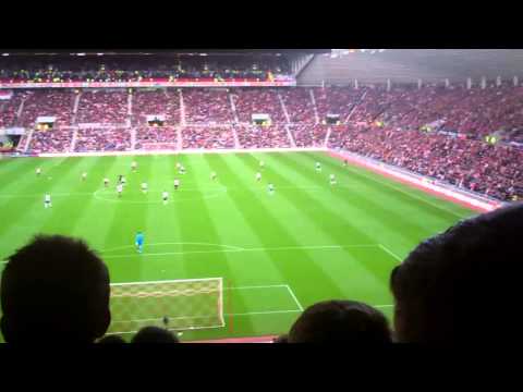 Sunderland - Sunderland fans, South Stand singing throughout the 2-1 win against Newcastle.