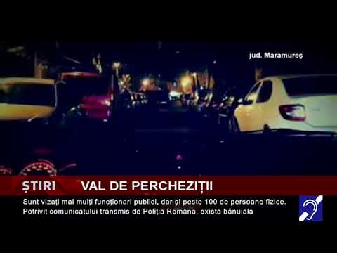 Val de percheziții, în Maramureș