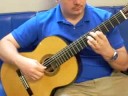 James Paradis playing classical guitar