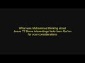 Was Jesus a God for Muhammad ?? What Quran says about it Was Jesus a God for Muhammad ?? What Quran says about it