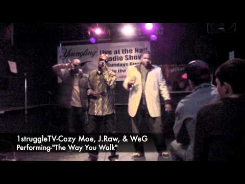 1strugleTV-Cozy Moe, J.Raw, WeG Performance @The Rusty Nail(Ardmore, PA-11-18-11)
