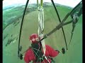 Hanglider Overshoot and Top Landing in Rough Air 19-Mar-08