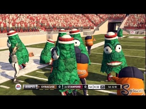 NCAA Football 13: Mascot Mash Up Gameplay: Stanford Tree vs Otto the Orange (NCAA 13)