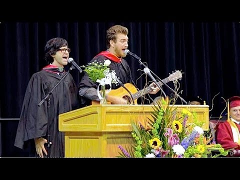 HS - Rhett & Link give the commencement address at their former high school, Harnett Central, located in Angier, NC. It includes a special song and the violent de...