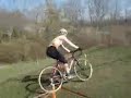 Polly Winning Cross Race