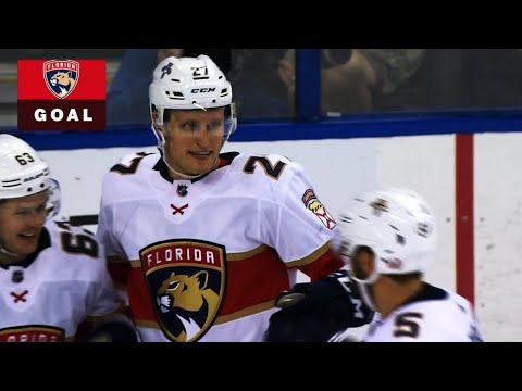 Video: Panthers' Nick Bjugstad records first career hat trick