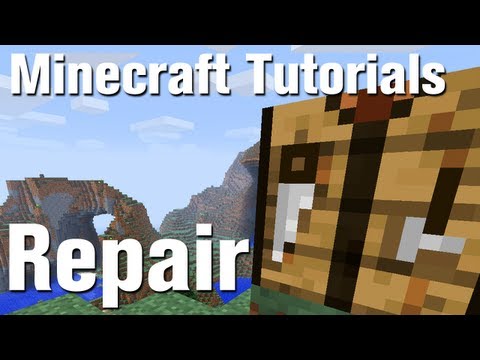 how to repair tools in minecraft