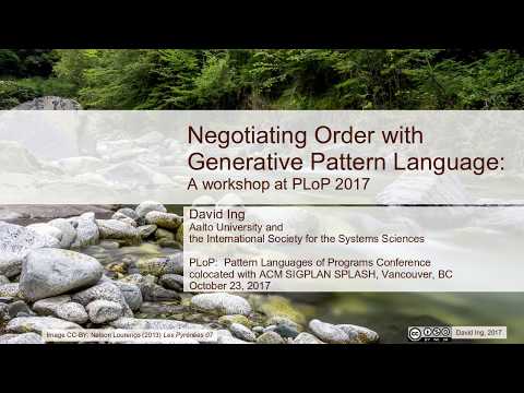 the structure of pattern languages