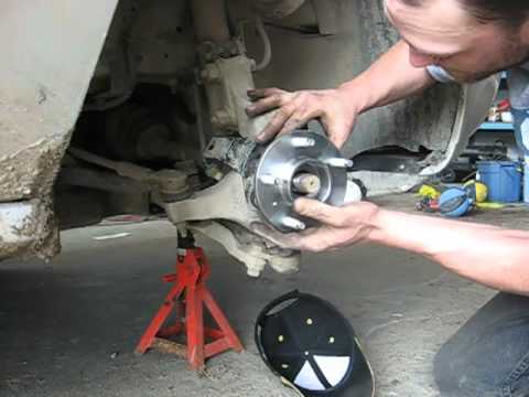 Replacing a wheel bearing