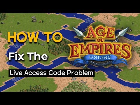 How To - Fix the Age of Empires Online Live Access Code Problem