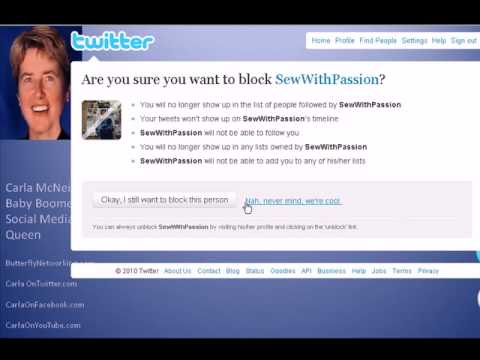 how to remove self from twitter list