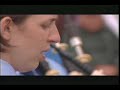 78th fraser highlanders performing their medley at the 2005 world pipe band championship