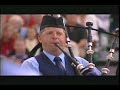 78th fraser highlanders performing their medley at the 2005 world pipe band championship
