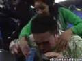Snorting wasabi