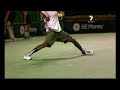 Gaël Monfils - Slow Motion Sliding Forehand Gaël Monfils - Slow Motion Sliding Forehand