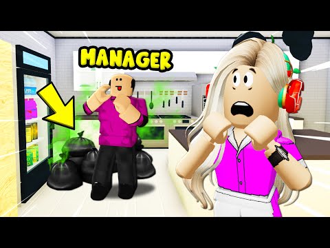 I Worked At The Worst Restaurant In Bloxburg.. The Manager Had An Evil Plan! (Roblox Bloxburg Story)