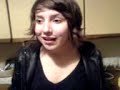 Hannah-leigh falling in a cat bowl